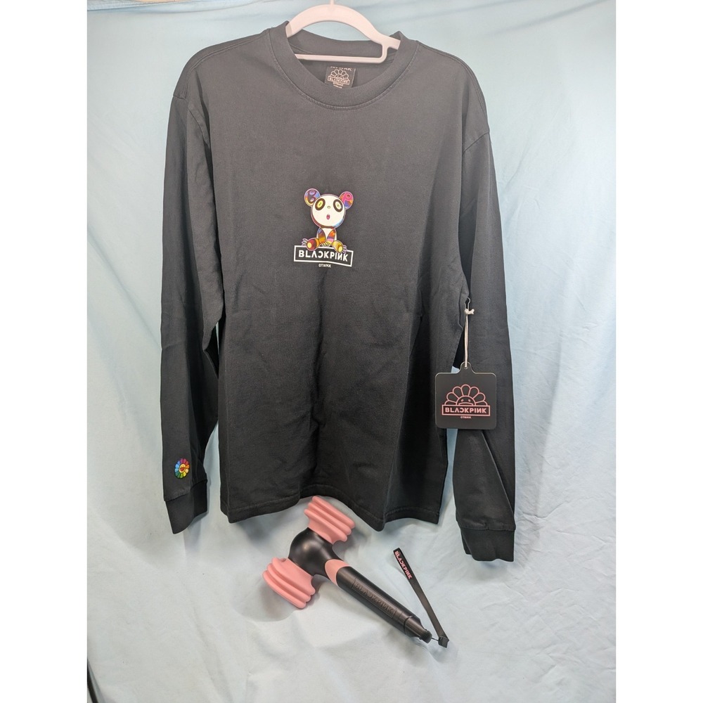 Murakami Blackpink Pandakashi Long Sleeve Shirt M (NWT) + Lightstick Ver 2 *Read